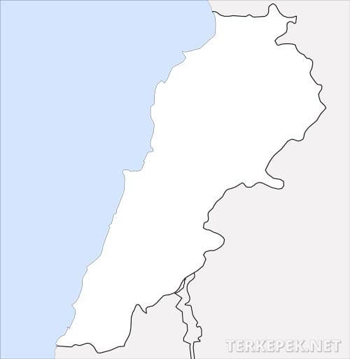 Libanon vaktérkép